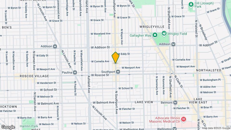 3454 N Southport Ave Map and Location Details