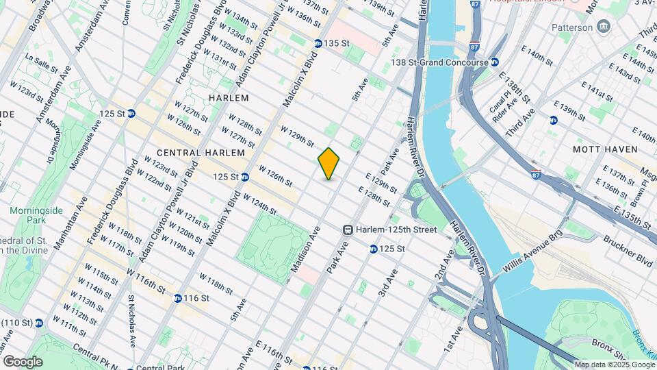 23 E 127th St Map and Location Details