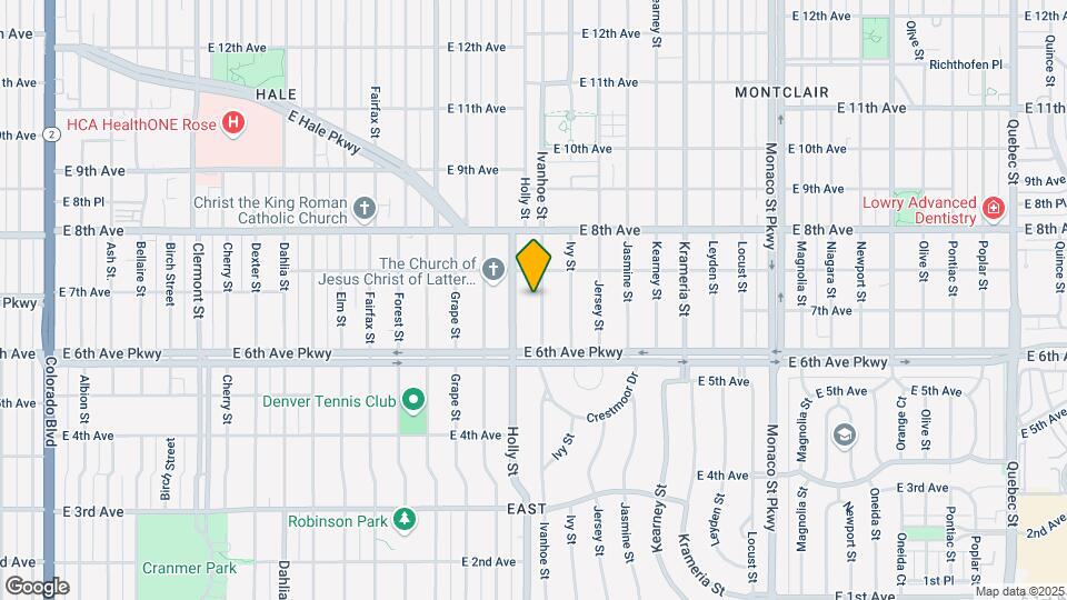 715 Ivanhoe St Map and Location Details
