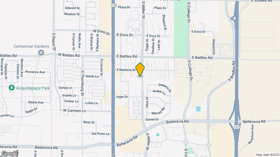 364 E Newlove Dr Map and Location Details