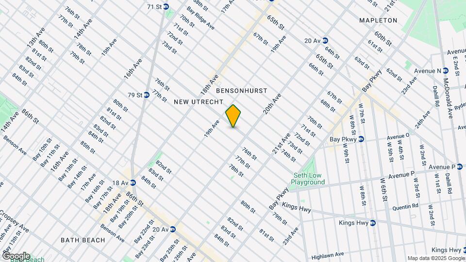 1952 Bay Ridge Pky Mapa y Detalles de la Ubicación