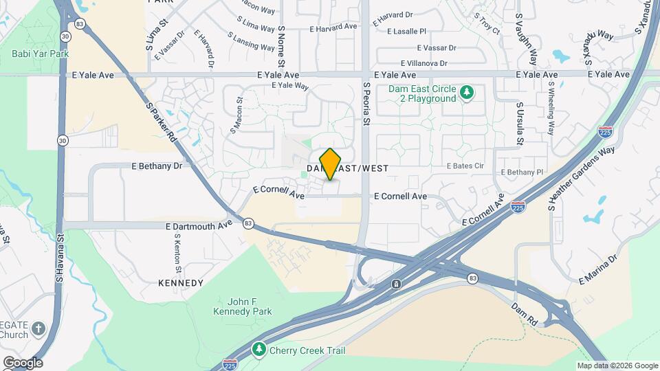 11846 E Cornell Cir Map and Location Details