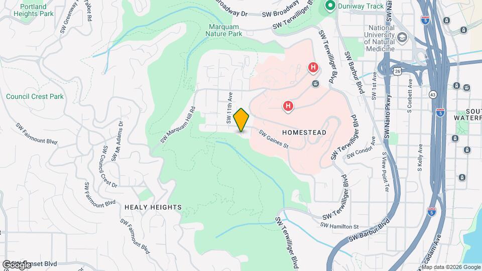 3734 SW 10th Ave Map and Location Details