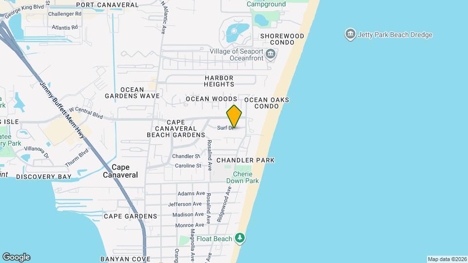317 Surf Dr Map and Location Details