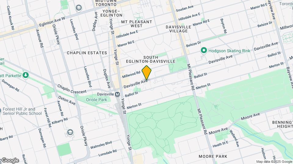 87-105 Davisville Ave Map and Location Details