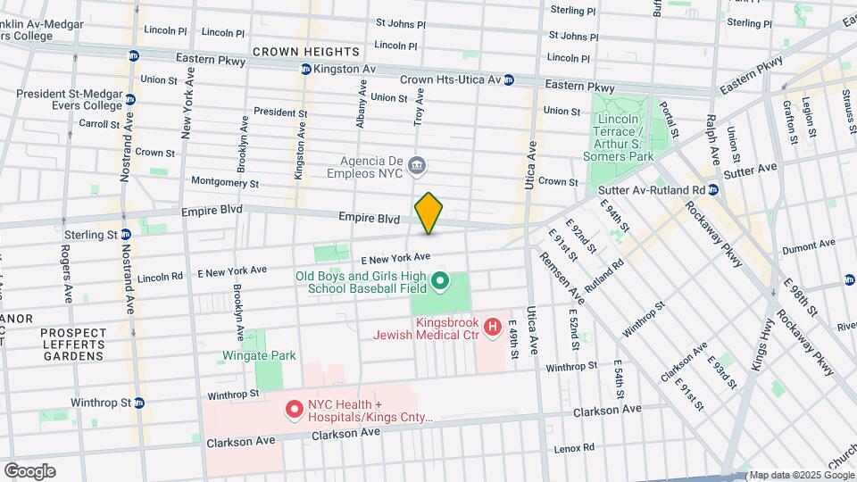 744 Lefferts Ave Map and Location Details