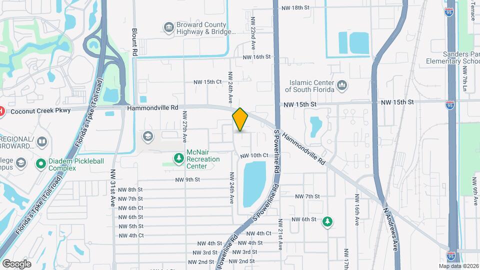 2350 NW 12th Ct Map and Location Details