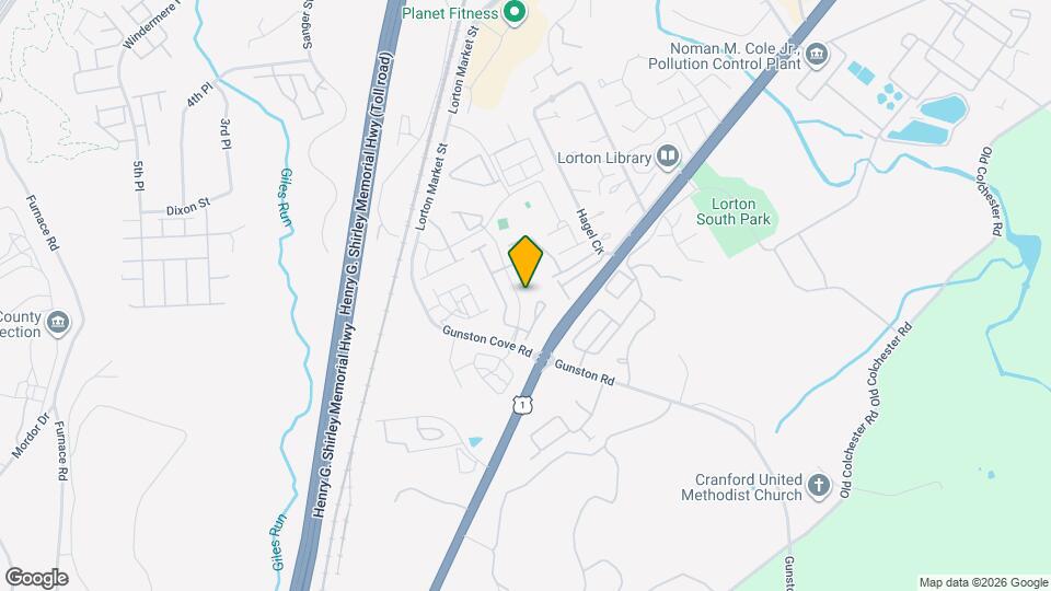 7925 Gunston Woods Pl Map and Location Details