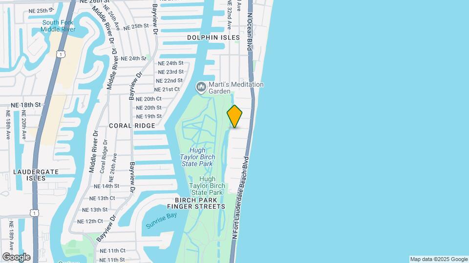 3308 NE 16th Pl Map and Location Details