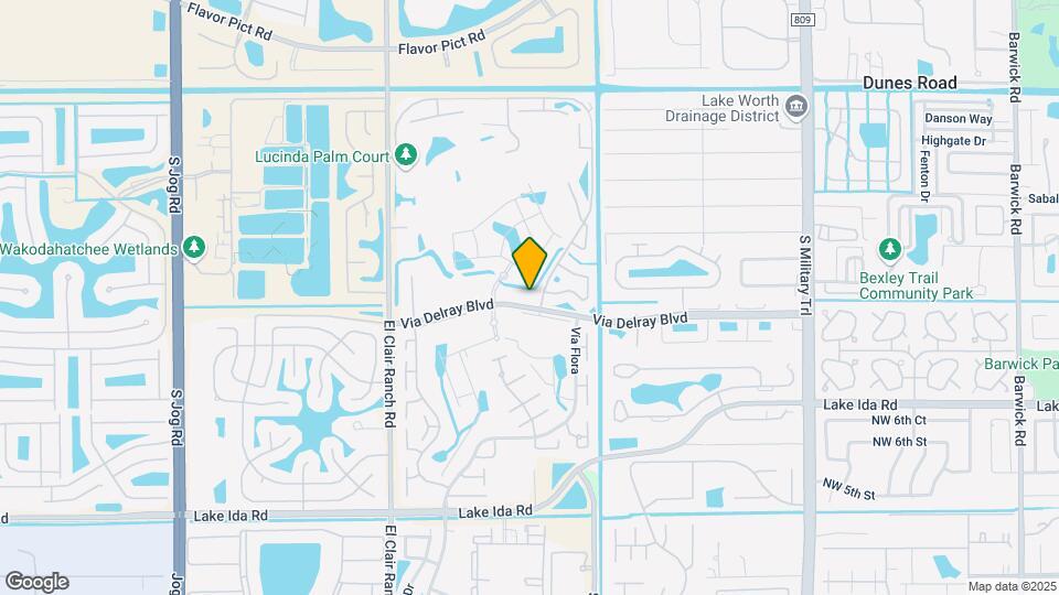 5659 Via Delray Blvd Map and Location Details
