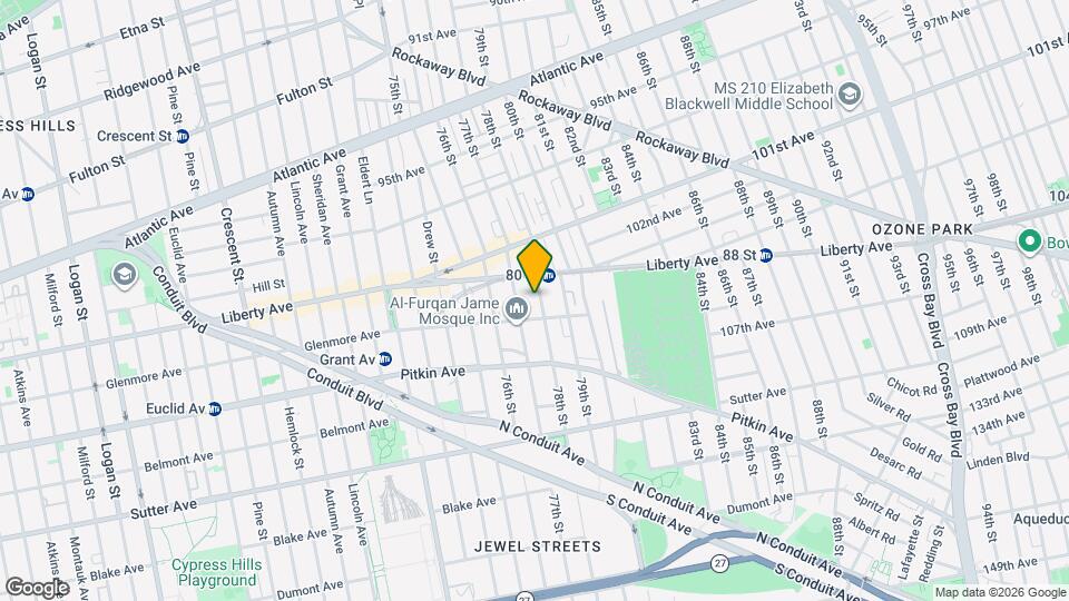 105-24 78th St Map and Location Details