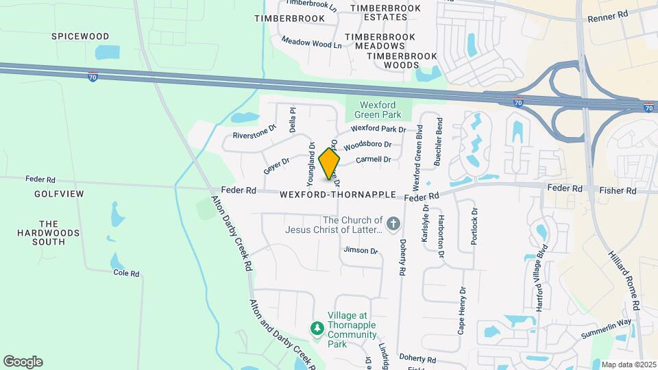 1079 Oxfordshire Dr Map and Location Details