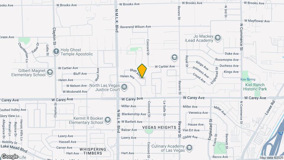 1121 Bluff Ave Mapa y Detalles de la Ubicación