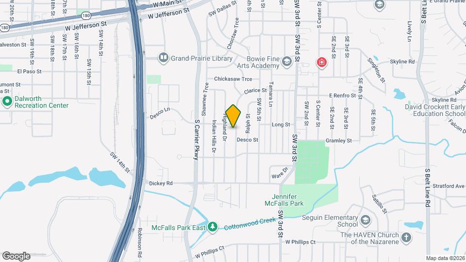 1010 Clarice St Map and Location Details