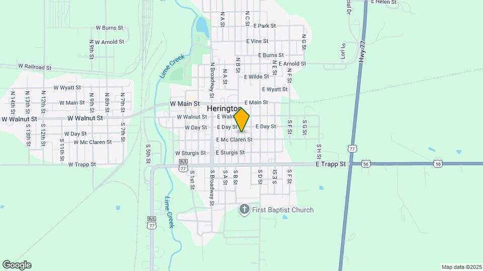 112 S B St Mapa y Detalles de la Ubicación