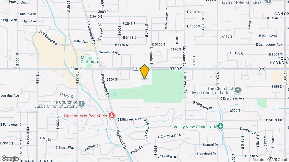 1648 E 3350 S, Unit Basement apartment Map and Location Details