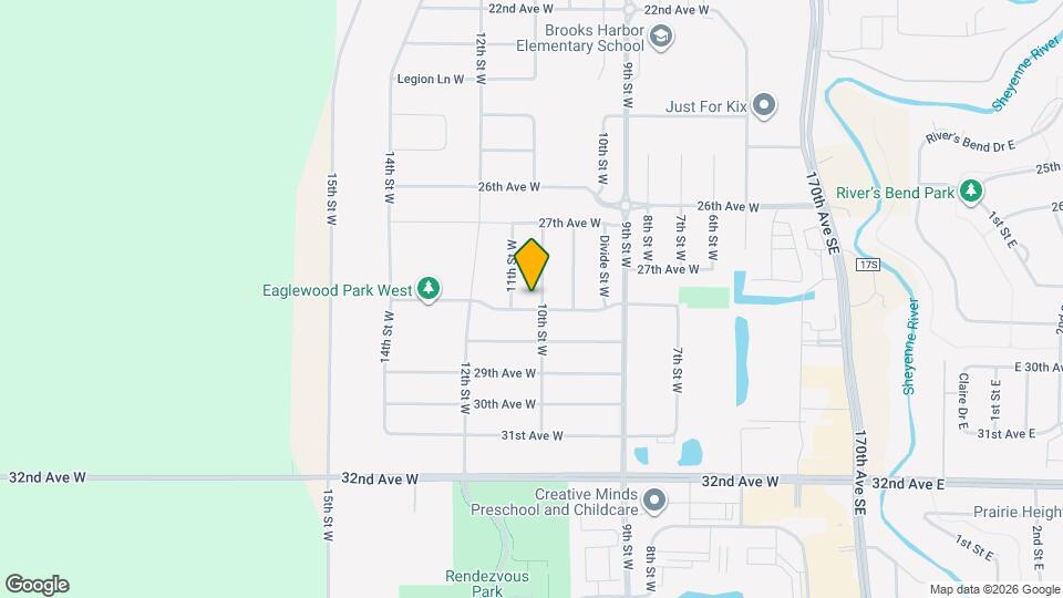 1012 28th Ave W Map and Location Details