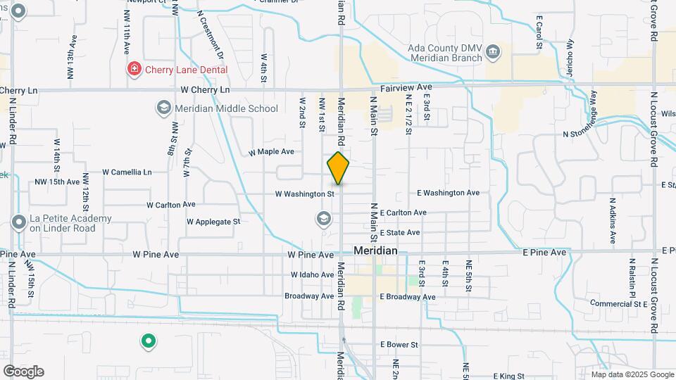 1205 N Meridian Rd Map and Location Details