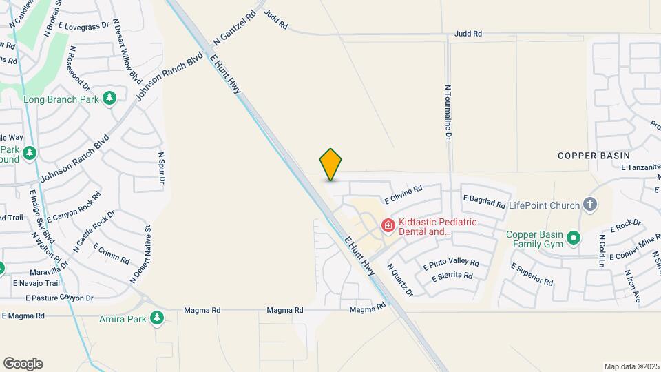 2281 E San Manuel Rd Map and Location Details