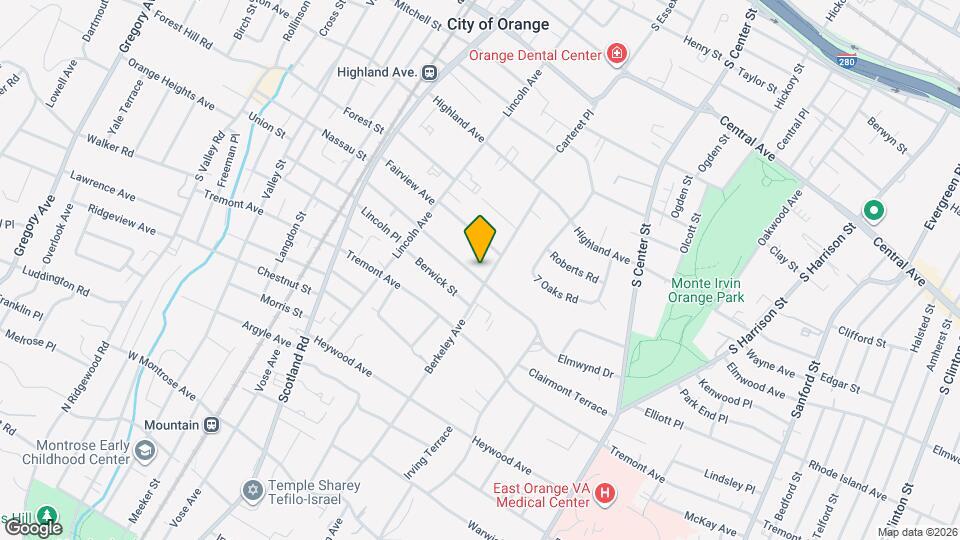 517 Berkeley Ave Map and Location Details