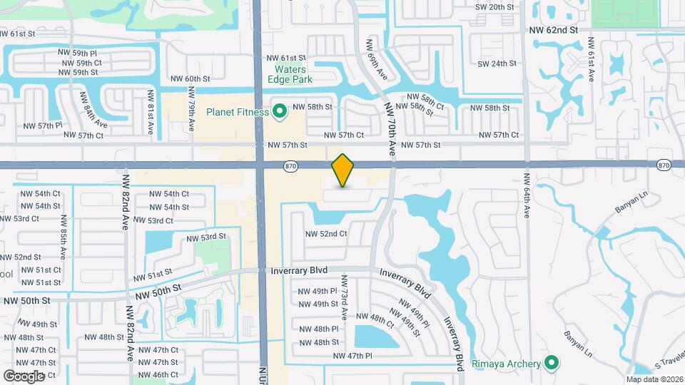 7350 NW 54th Ct Map and Location Details