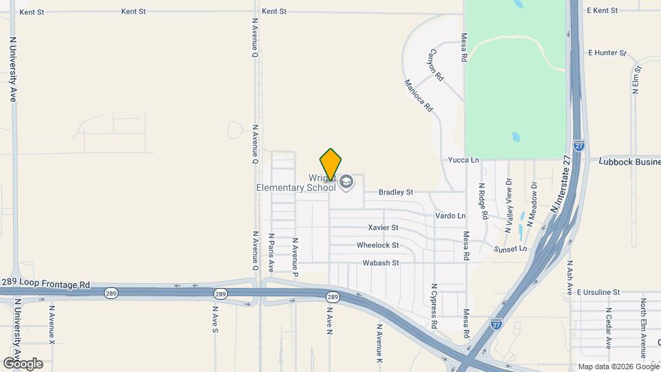 2504 N Avenue P Map and Location Details