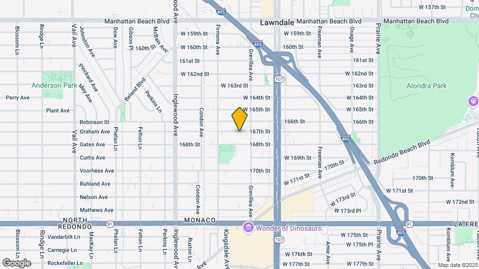 4526 W 167th St Map and Location Details