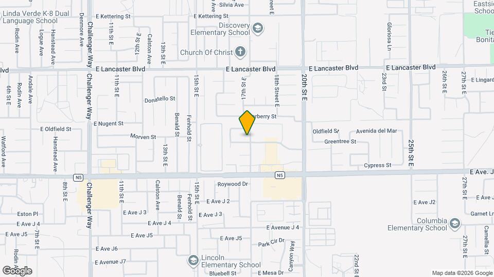 1647 Orchid Ln Map and Location Details