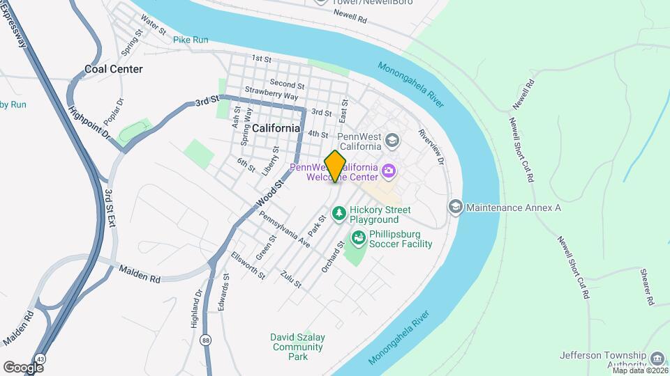 633 Park St, Unit A Mapa y Detalles de la Ubicación