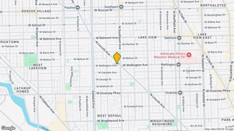 4237 N Lincoln Ave Map and Location Details