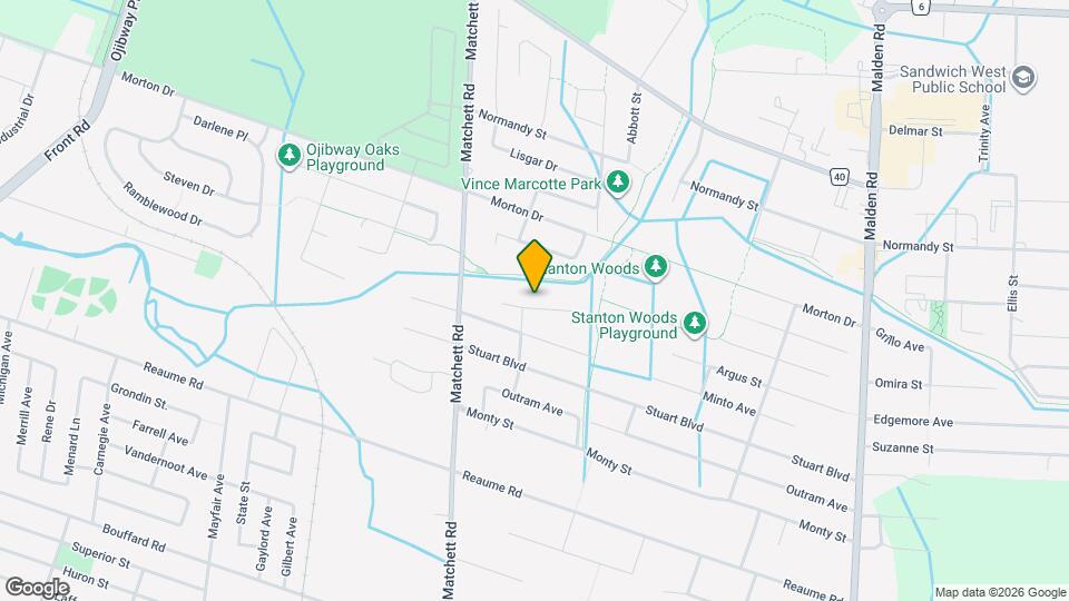 1220 Woodmont Crescent Map and Location Details