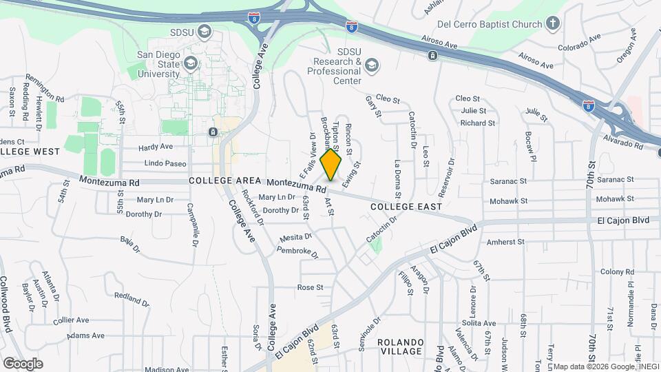 6326 Montezuma Rd Map and Location Details