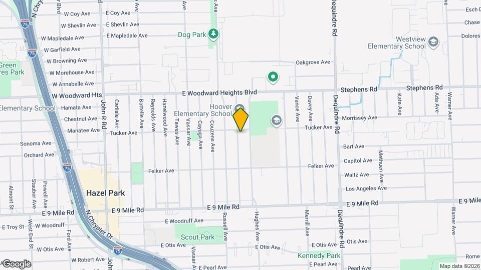 23448 Hoover Ave Mapa y Detalles de la Ubicación