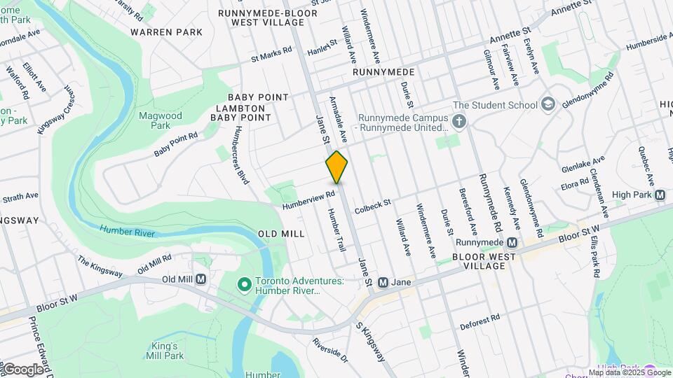 4A Humberview Rd Map and Location Details
