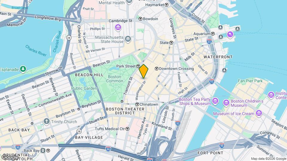 505 Washington St, Unit 2 Map and Location Details