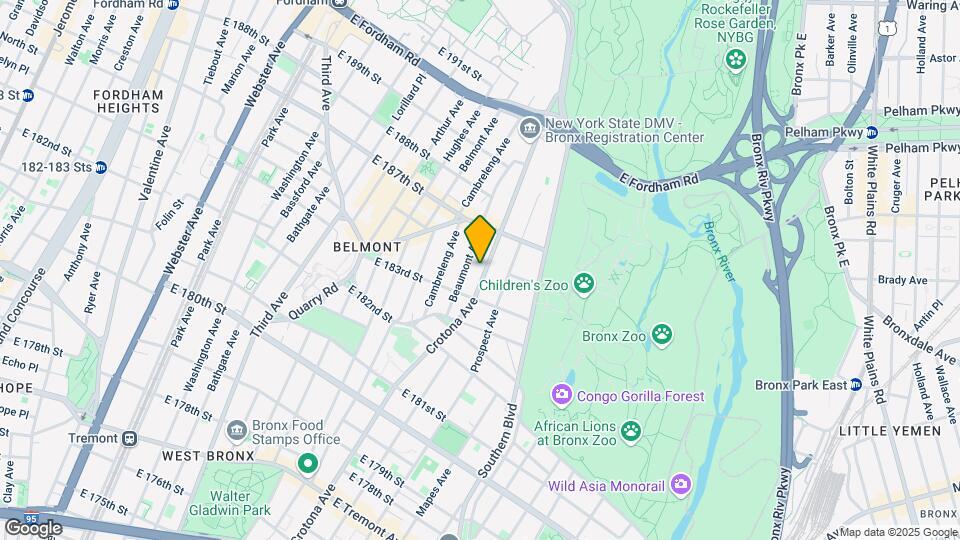 2319 Crotona Ave Map and Location Details