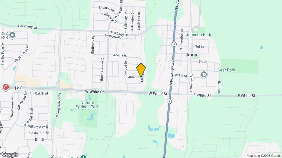 709 Alder Dr Map and Location Details
