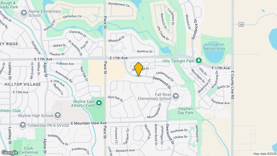 1633 Deerwood Dr Map and Location Details
