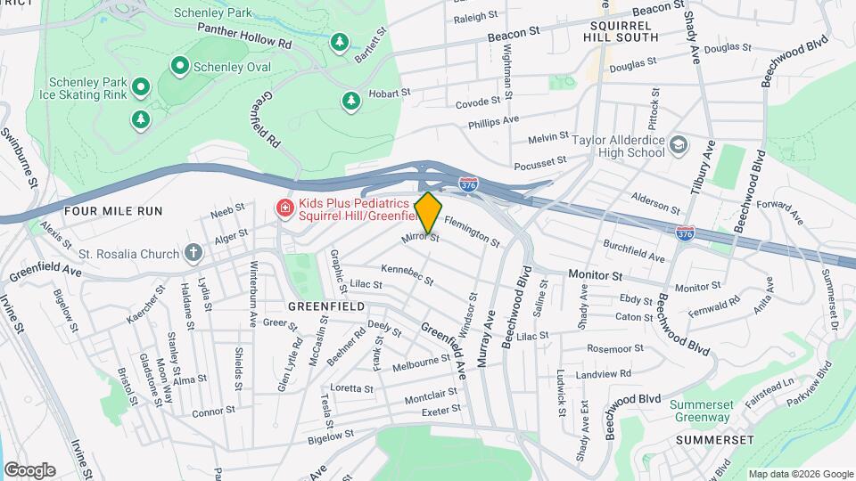 940 Mirror St Mapa y Detalles de la Ubicación