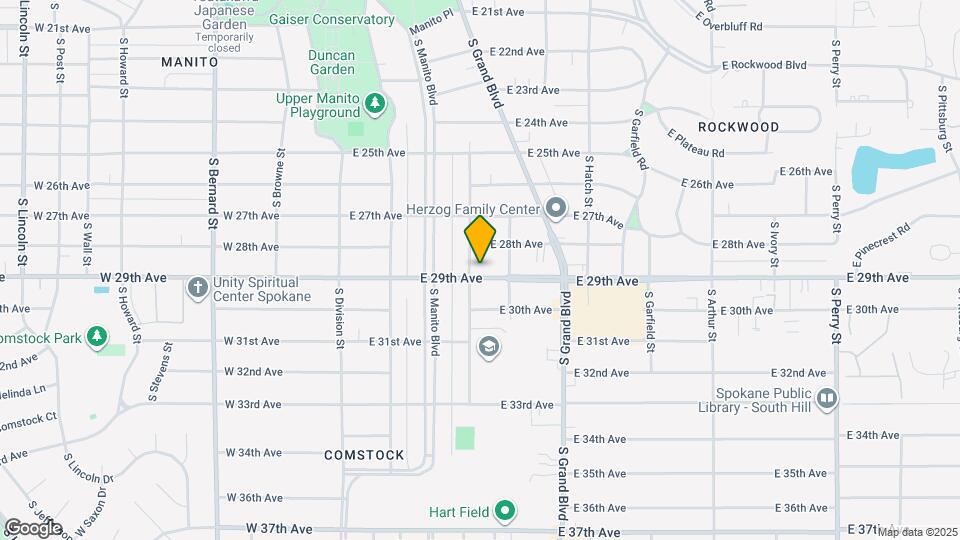 307 E 29th Ave Map and Location Details