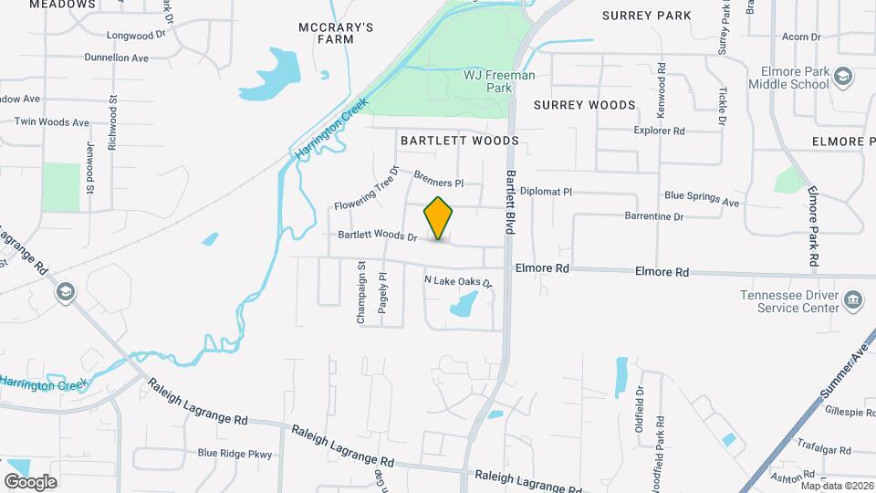 5723 Bartlett Woods Dr Map and Location Details