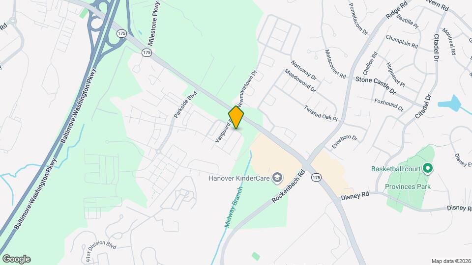 7303 Old Calvary Rd Mapa y Detalles de la Ubicación