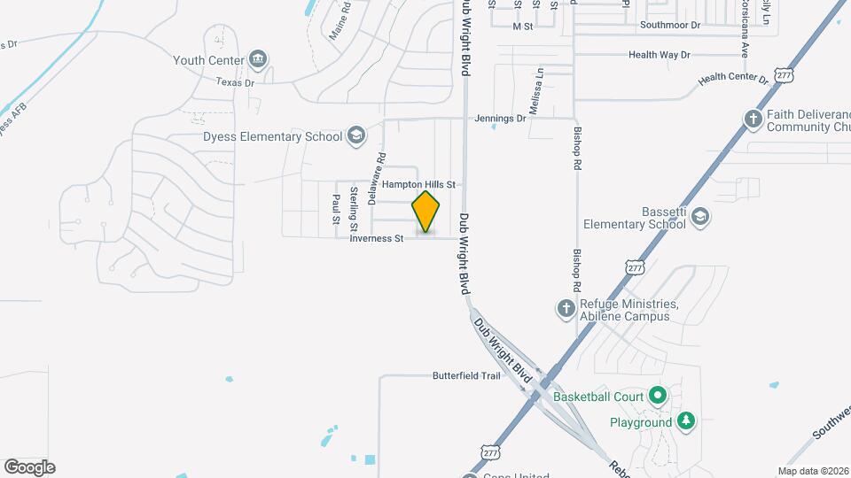 6517 Inverness St Map and Location Details