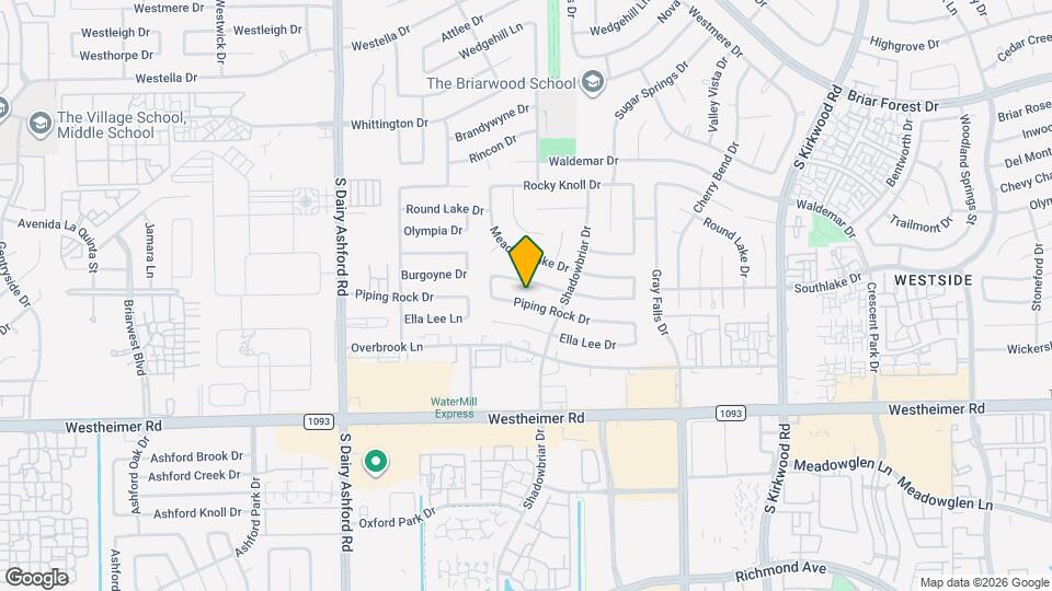 12302 Piping Rock Dr Map and Location Details