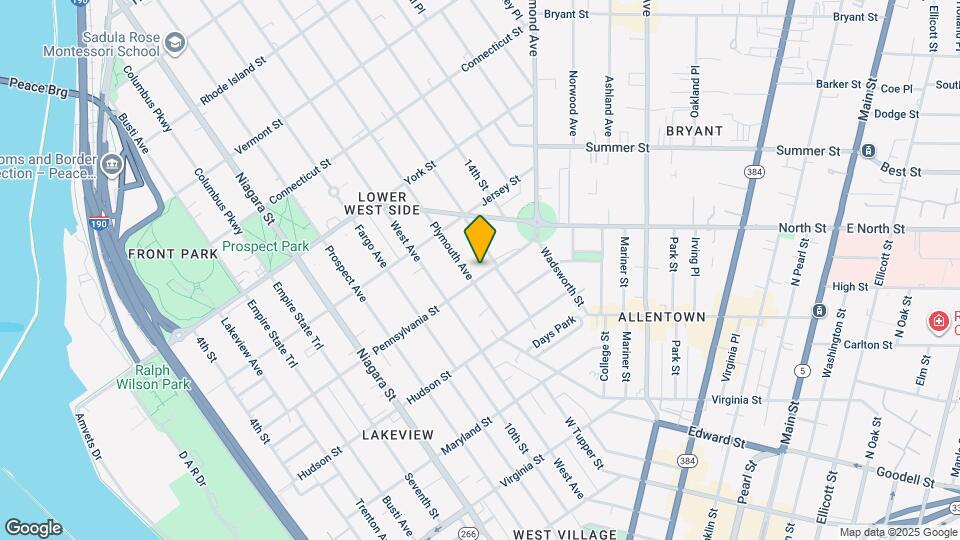 332 Pennsylvania St Map and Location Details