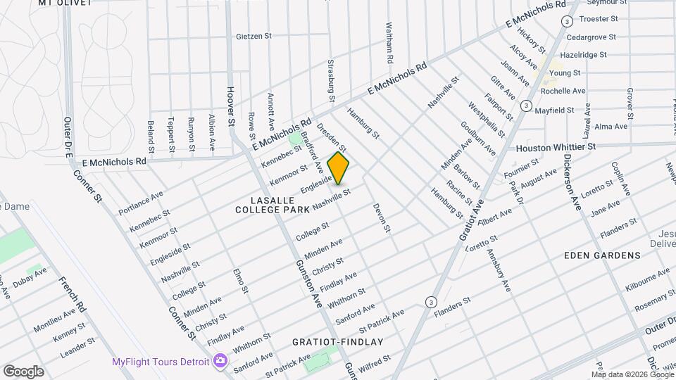 12019 Nashville St Map and Location Details