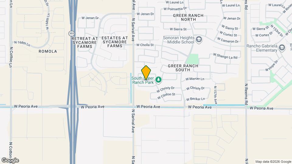 16221 W Mercer Ln Mapa y Detalles de la Ubicación