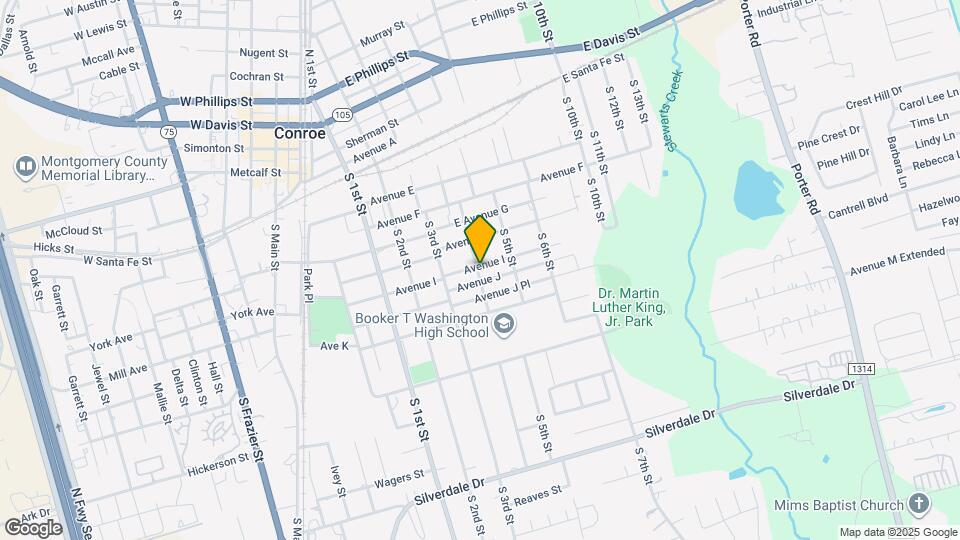 601 Booker T Washington St Mapa y Detalles de la Ubicación