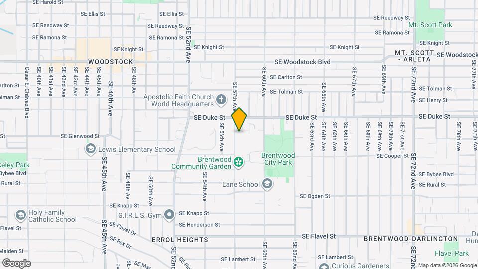 6636 SE 57th Ave Map and Location Details