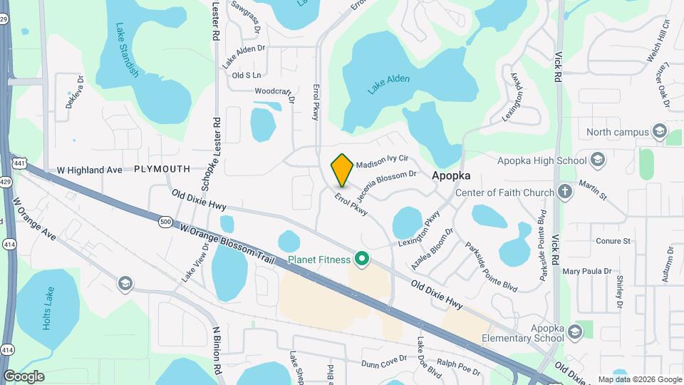 627 Errol Pkwy Mapa y Detalles de la Ubicación